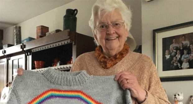 La adorable reacción de esta abuela a la bisexualidad de su nieta