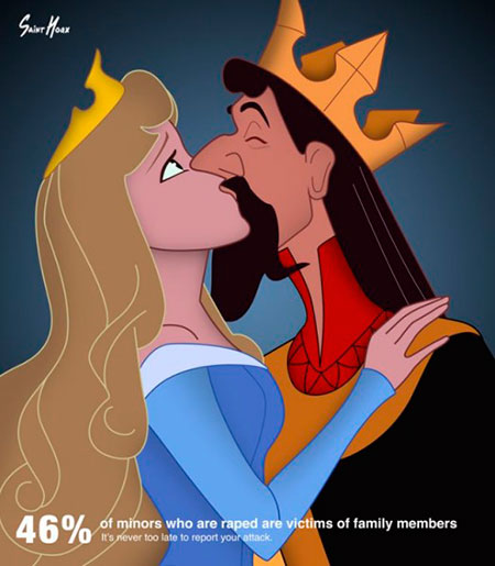 Princesas Disney contra el abuso sexual