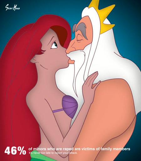 Princesas Disney contra el abuso sexual