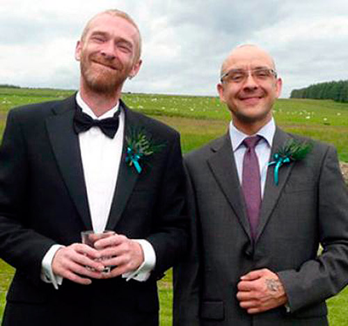 Ellos serán el primer matrimonio gay en Escocia