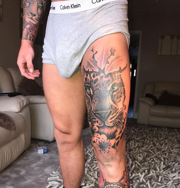 Brandon Myers nos enseña su nuevo tatuaje… y mucho más