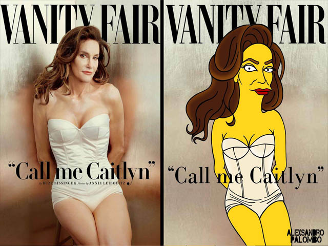 Caitlyn Jenner ya tiene su versión Simpson