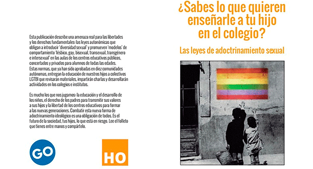 Cataluña denuncia la propaganda homófoba de Hazte Oír