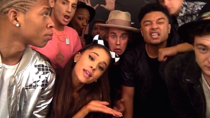 El vídeo viral de Bieber y Ariana Grande