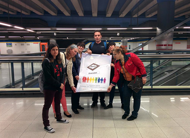 Metro de Madrid inaugura una campaña pro LGTB