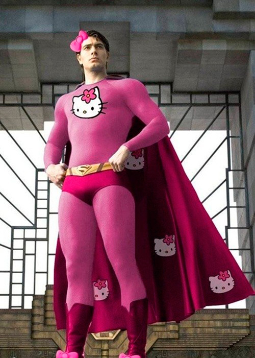 Los superhéroes se visten de Hello Kitty