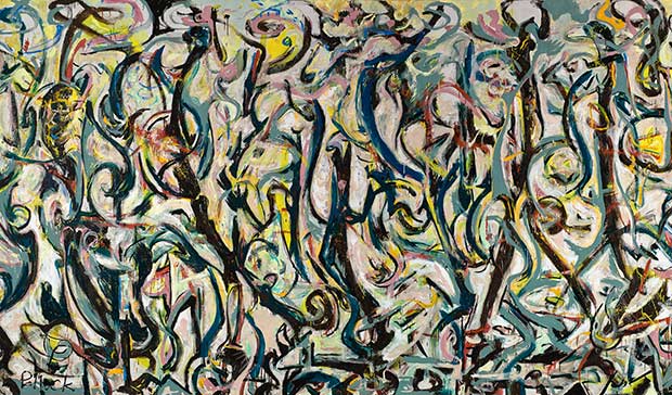 La pincelada animal de Jackson Pollock