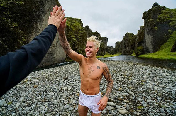 Las fotos de Justin Bieber desnudo sin censura