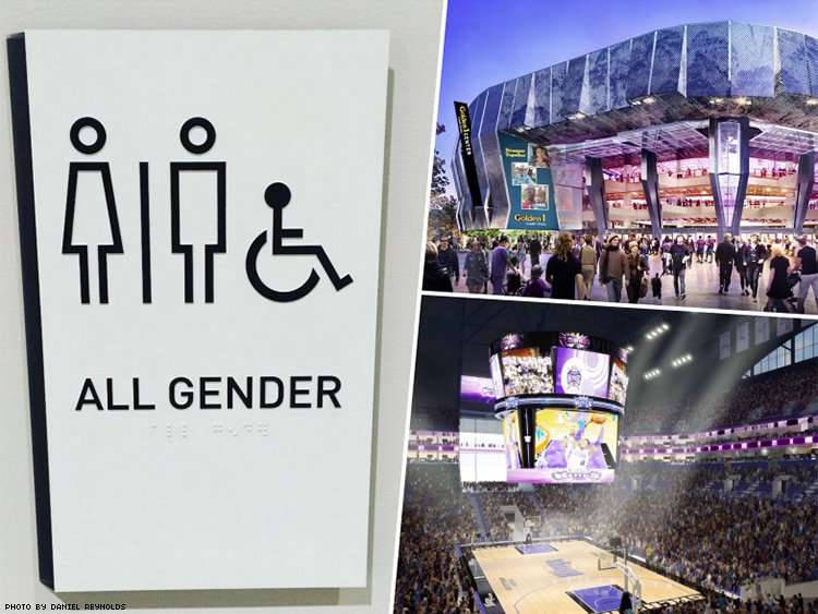 El primer estadio deportivo con baños inclusivos para transexuales