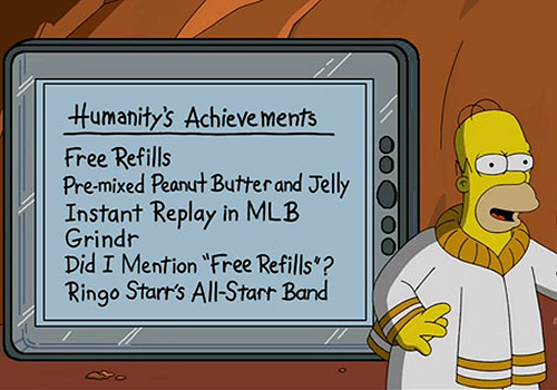 Los Simpson también adoran la app gay Grindr