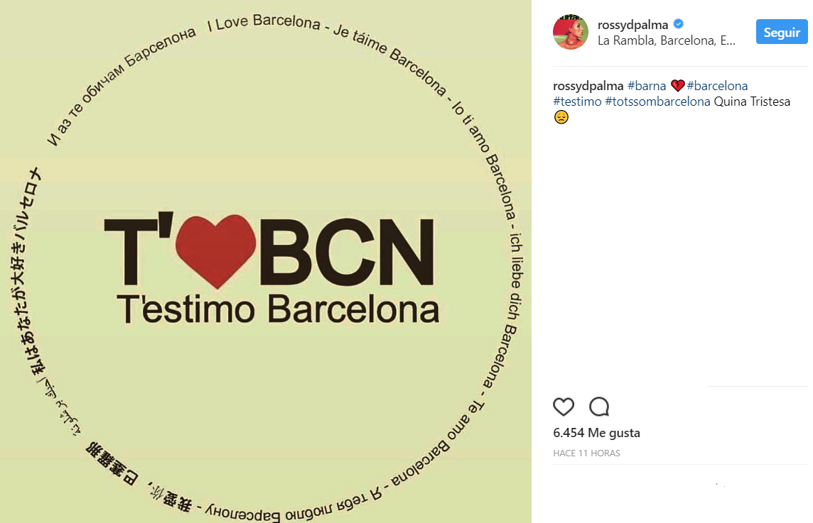 Los famosos se vuelcan con las víctimas de los atentados de Barcelona