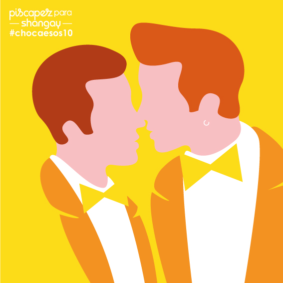Una forma única de celebrar 10 años de bodas gays