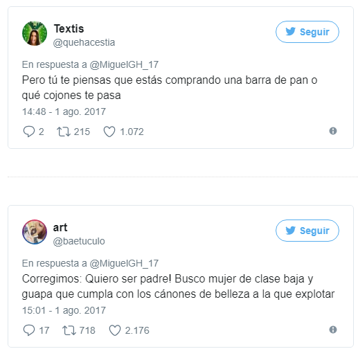 Polémica: Miguel Vilas (GH 17) quiere ser padre y lo pide por Twitter