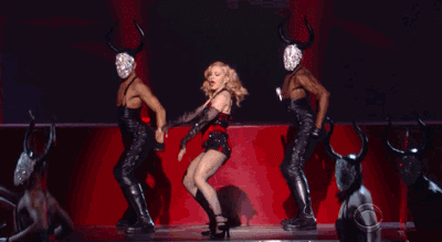 Madonna casi repite su caída