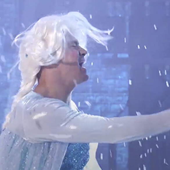 Channing Tatum se convierte en Elsa de 'Frozen'