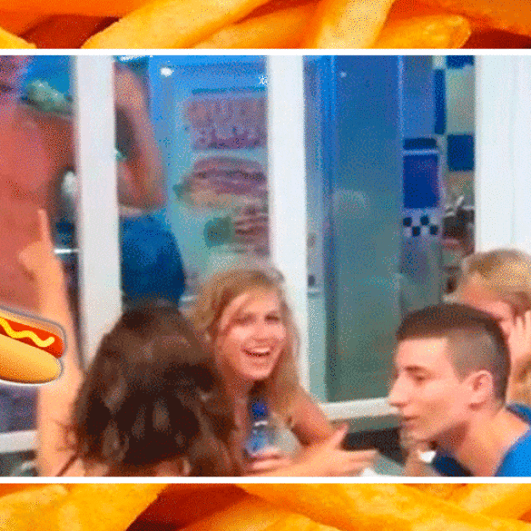 Frota su pene en la ventana de un restaurante de comida rápida y el vídeo se hace viral