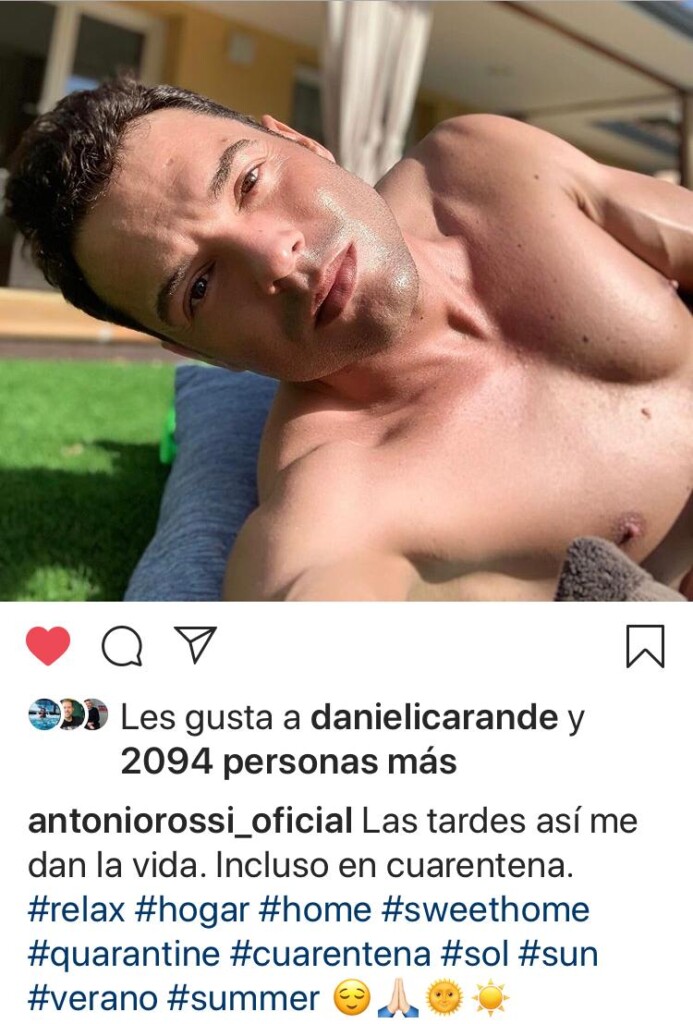 Antonio Rossi, el lado sexy del ‘niño bueno’ de Telecinco: "Para no volverme loco he entrenado dos veces al día este confinamiento"