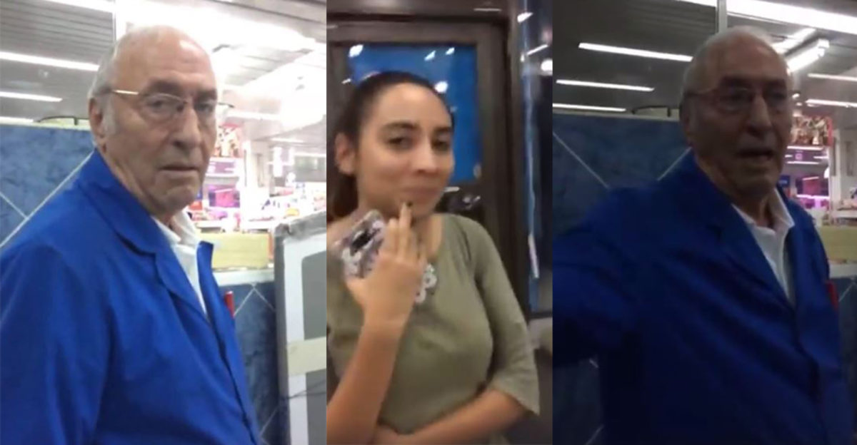 Dos chicas son expulsadas de un supermercado por darse un beso