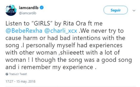 Cardi B tuvo experiencias con "muchas mujeres"