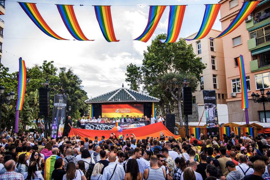 La Plaza de la Nogalera fue el epicentro del Pride Torremolinos