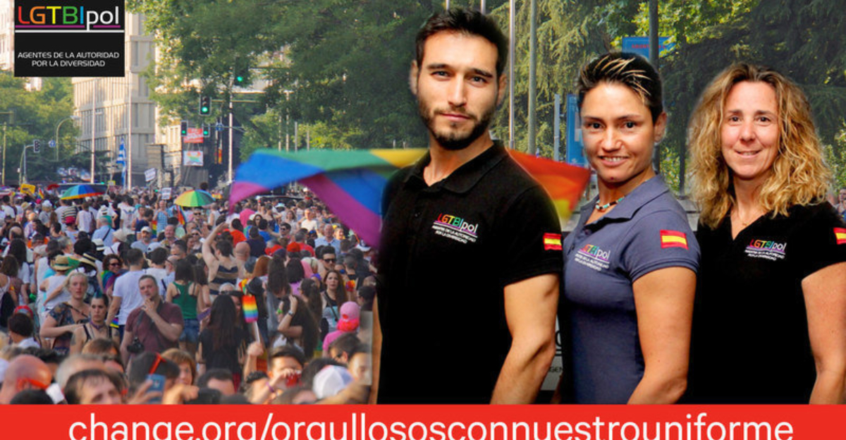 LGTBIpol pide el apoyo ciudadano para poder desfilar en el Orgullo de Madrid con uniforme