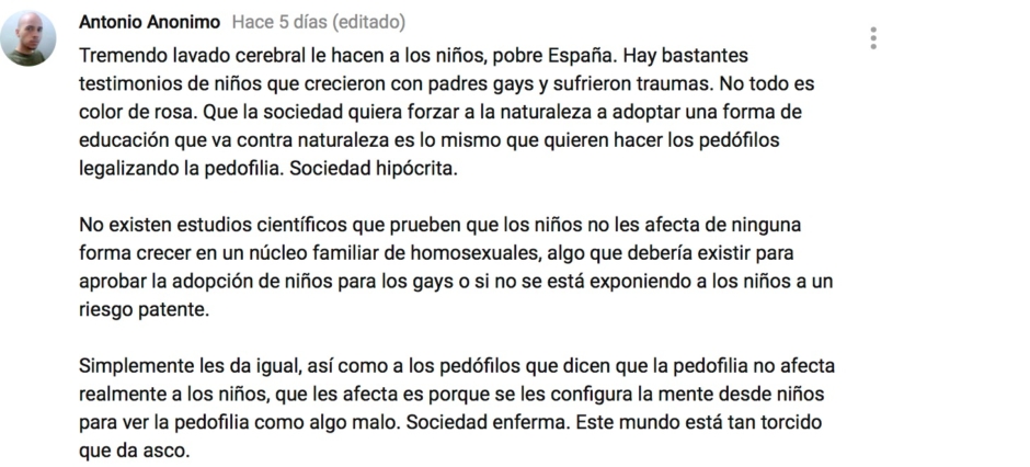 Los comentarios homófobos contra Rocío, la niña que conmocionó al país en 'Gente maravillosa'