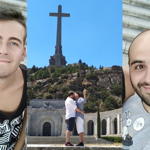 Entrevista a Fernando y Manuel tras su beso gay en El Valle de los Caídos: "Hemos recibido mucho apoyo"