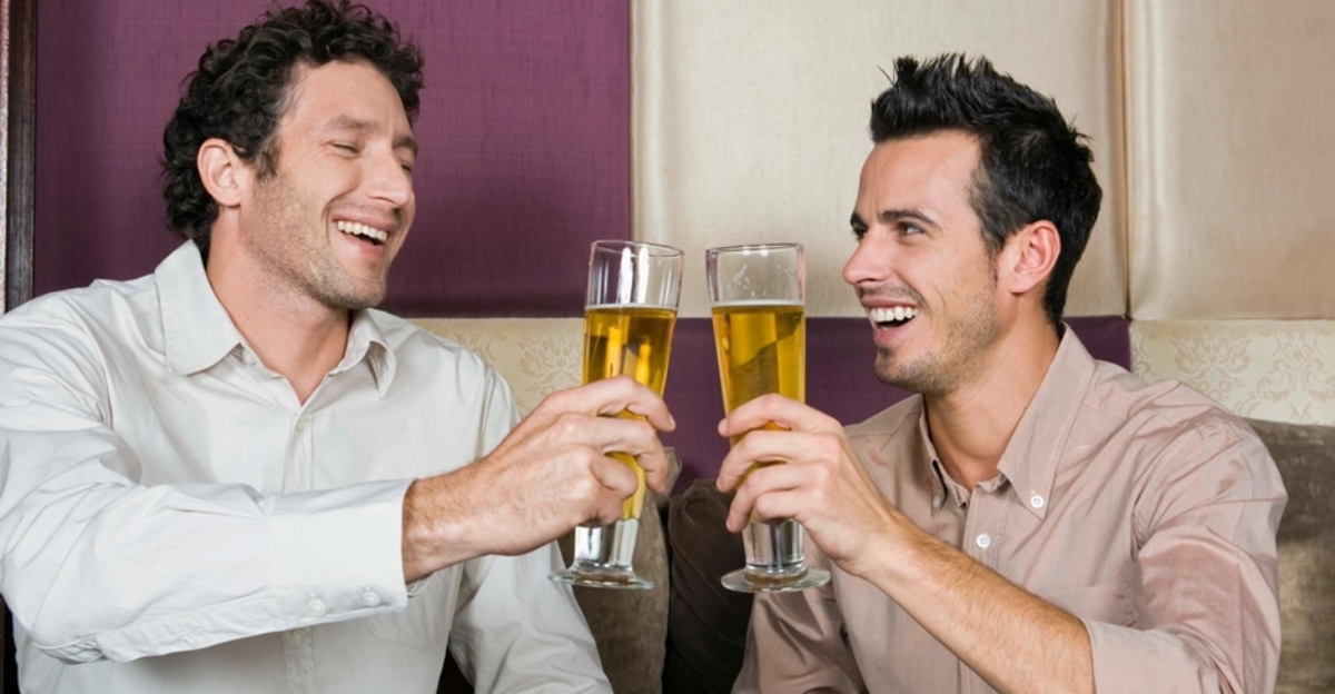 ¿Sienten atracción los heteros por otros hombres cuando beben cerveza?