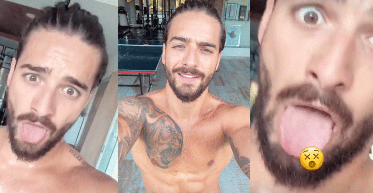 Maluma entrena duro y nos hace sudar a todos en Instagram