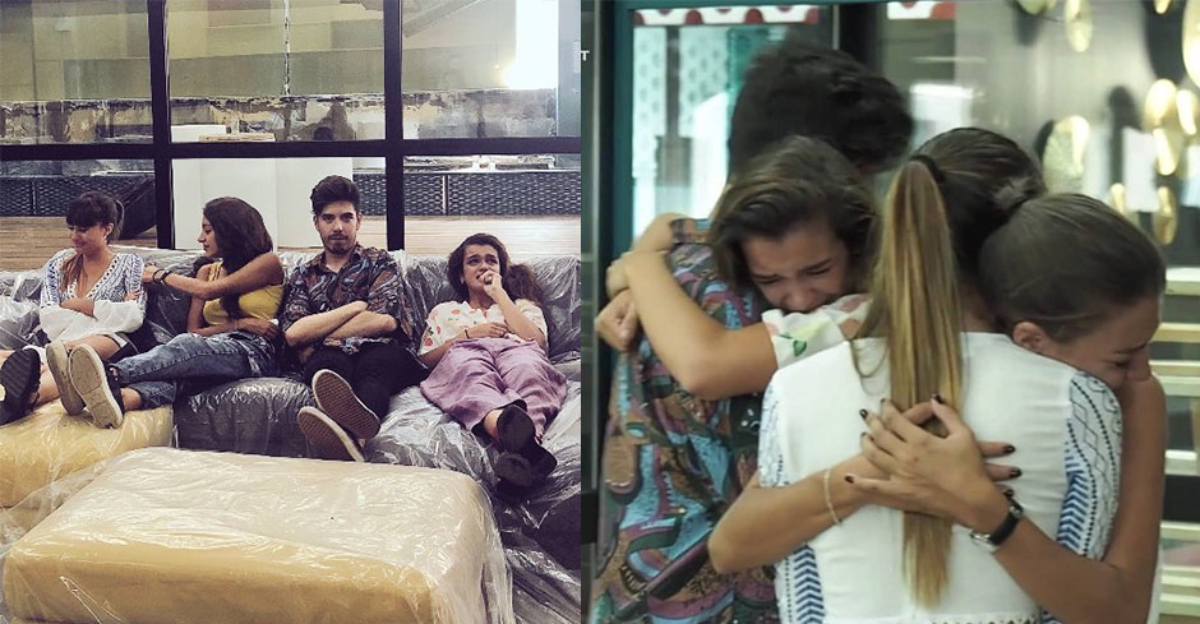 Amaia, Aitana, Ana Guerra y Roi rompen a llorar al volver a la academia de 'OT 2017'