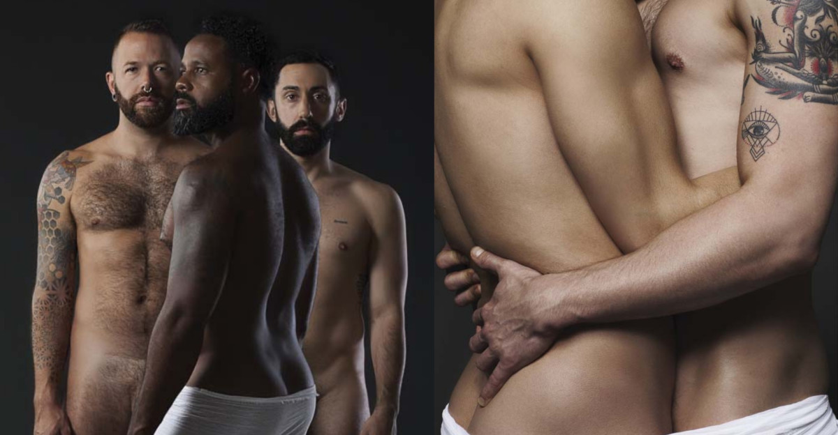 Modelos gays posan desnudos en contra de Trump
