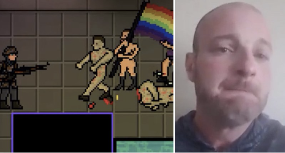 El intolerable videojuego nazi en el que matan a personas LGTBI