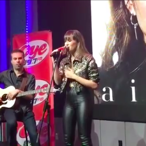 Aitana presenta su nuevo single, 'Vas a quedarte', en un concierto privado