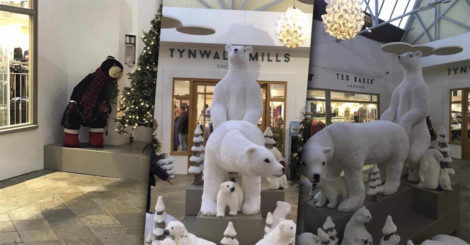 Dos osos polares practicando sexo anal provocan un drama navideño