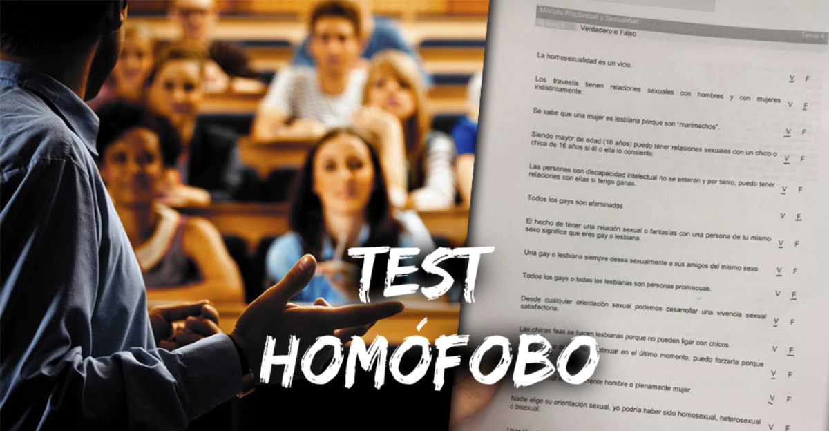 Las respuestas absurdas a un test homófobo sobre sexualidad LGTB