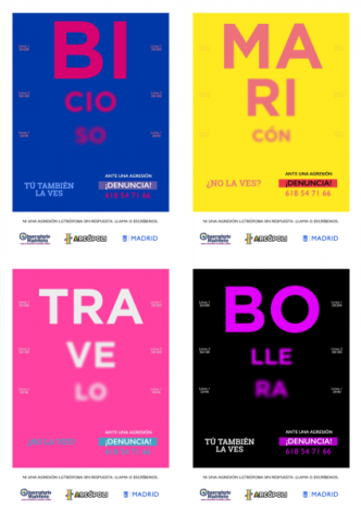 'Tú también la ves', la campaña contra la LGTBfobia que ha inundado Madrid