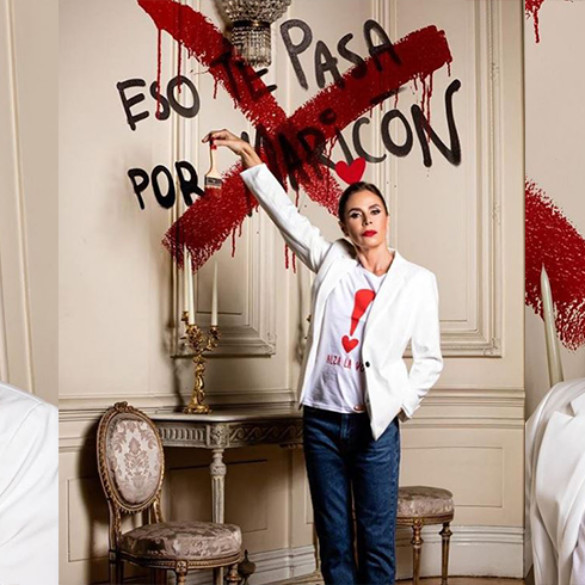"Eso te pasa por maricón" o la foto de Agatha Ruiz de la Prada contra el VIH