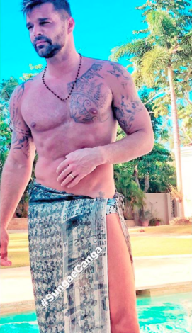 Ricky Martin nos calienta (y mucho) con sus nuevas fotos en bañador