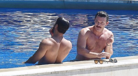 Luke Evans y su novio, más sexys que nunca durante sus vacaciones en México
