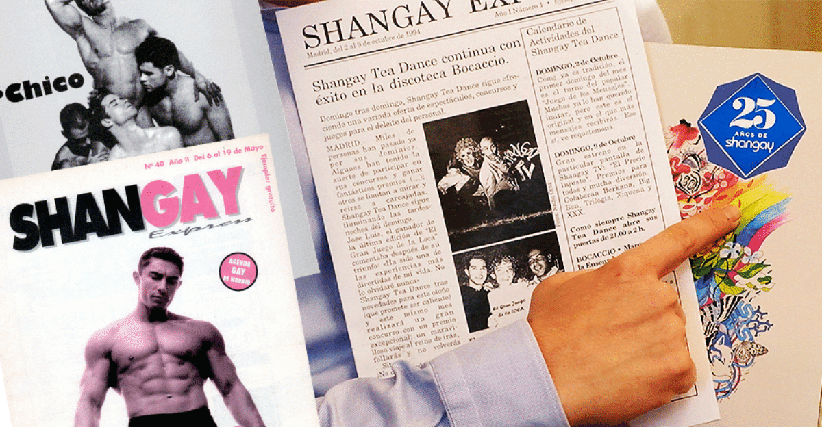 ¿Conoces la primera portada de Shangay? Jose Luis, su protagonista, la recuerda con nosotros