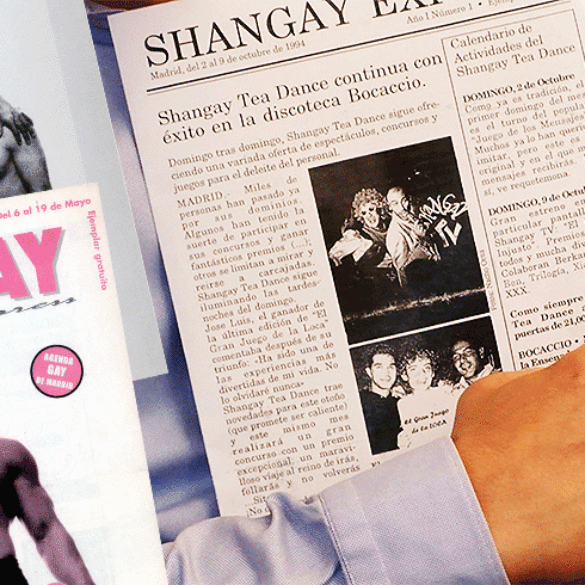 ¿Conoces la primera portada de Shangay? Jose Luis, su protagonista, la recuerda con nosotros