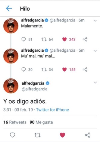 ¿Qué pasó con los polémicos tuits de Alfred a Amaia durante la noche de los Goya 2019?
