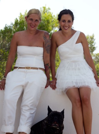 Bodas LGTBI por San Valentín: Ana y Patricia, felices en Ibiza
