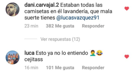 Lucas Vázquez (Real Madrid) semidesnudo desata la envidia en las redes