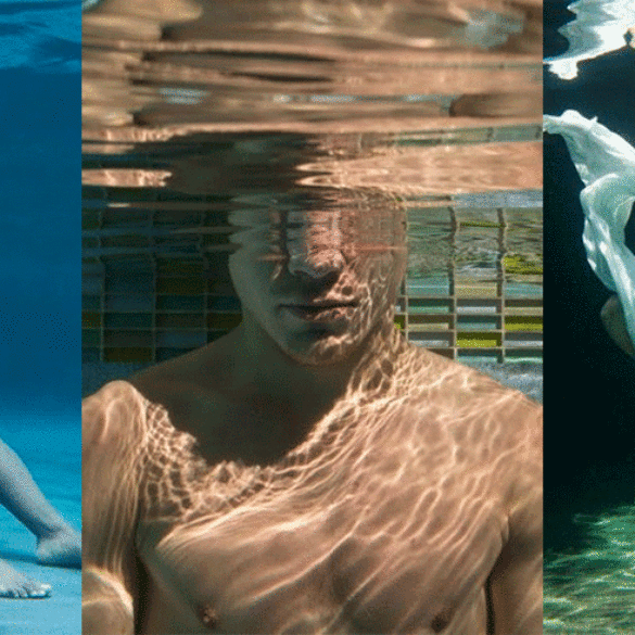 Desnudos bajo el agua para sumergirse en la vulnerabilidad masculina