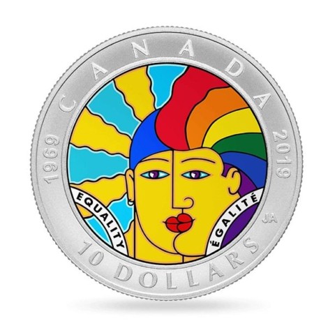 Canadá celebra el 50 aniversario de la despenalización de la homosexualidad con una moneda conmemorativa