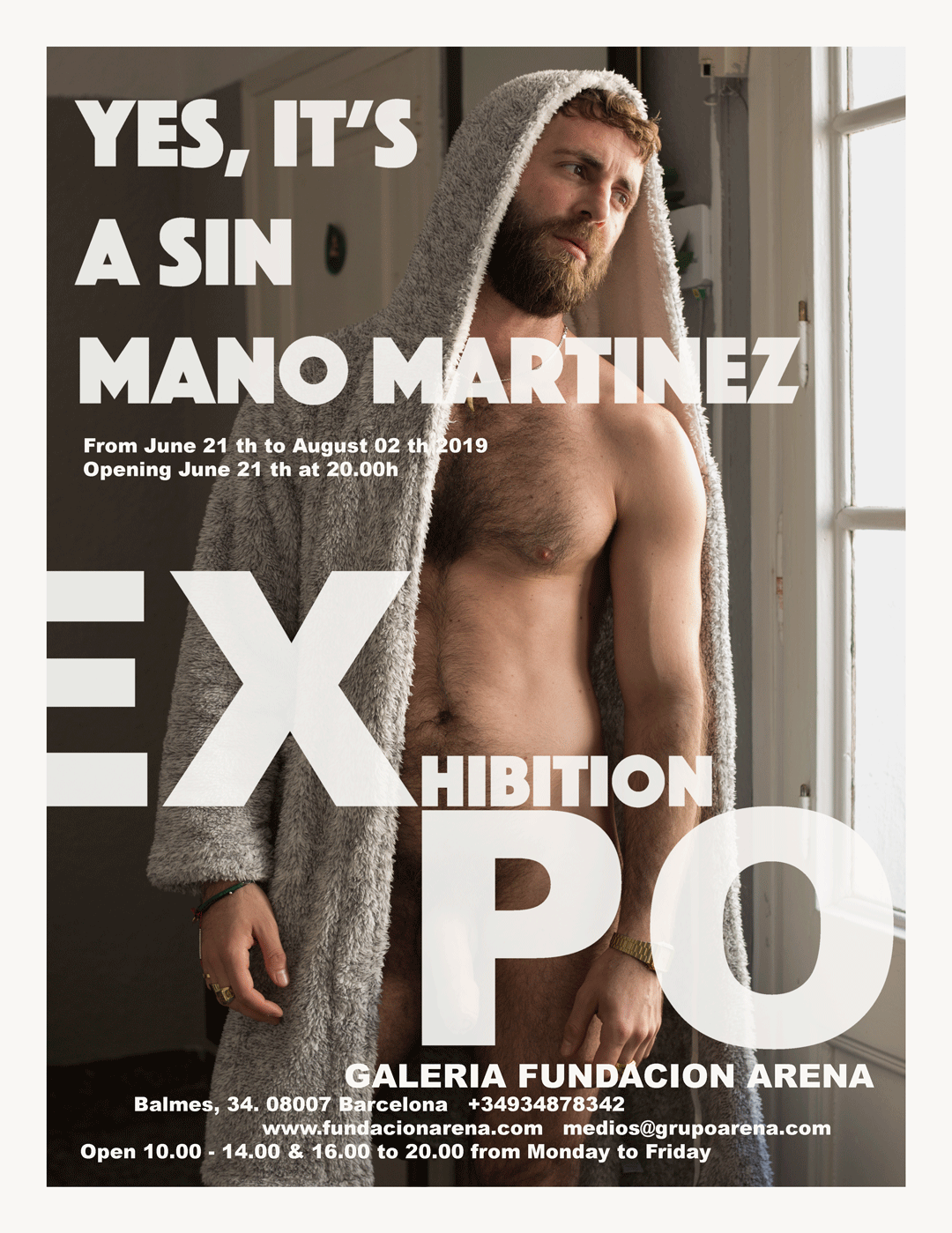 El calendario de chulazos desnudos de Mano Martínez que te hará olvidar 2020