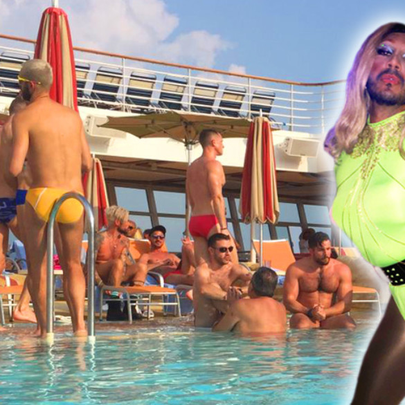 ¿Qué hacen estas travestis en una pool party rodeadas de chulazos?