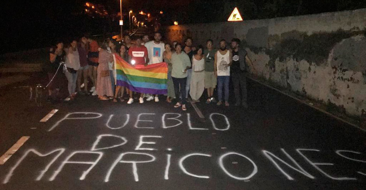 La ejemplar respuesta de la gente de La Palma ante un ataque homófobo