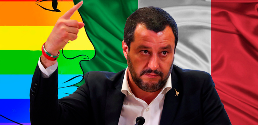 Matteo Salvini, abucheado por su discurso LGTBIfobo y xenófobo